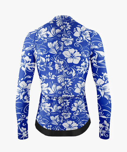 Men's Floral Print Cycling Jersey