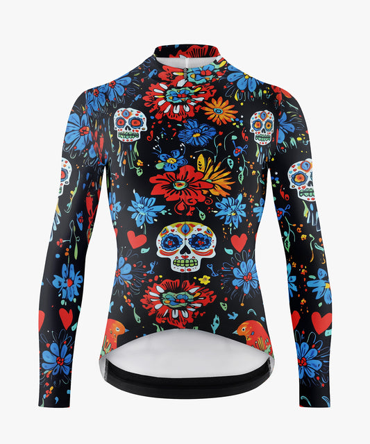 RockBros Men’s Sugar Skull Cycling Jersey