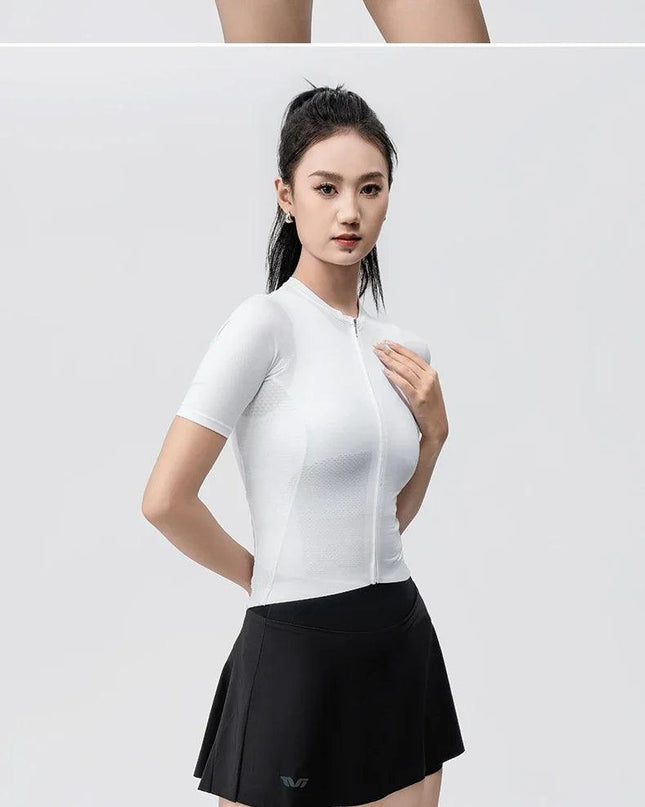 ROCKBROS TVI Cycling Skirt for Women Summer Breathable Running Cycling Outdoors Tennis Sport Skirt Pockets Fitness Casual Shorts