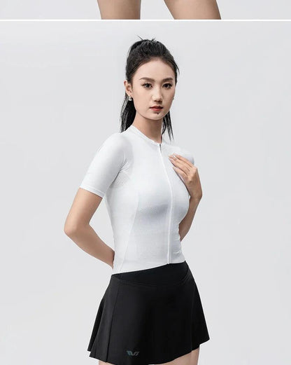 ROCKBROS TVI Cycling Skirt for Women Summer Breathable Running Cycling Outdoors Tennis Sport Skirt Pockets Fitness Casual Shorts