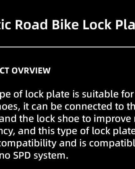 ROCKBROS Road Bike Pedal Cleat for SPD-SL SH11 SH10 SH12 Lock Pedal Shoes Cleats Bike Pedal Anti-Slip Road Bike Parts