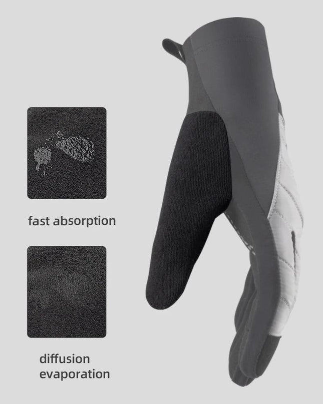ROCKBROS Bicycle Gloves Breathable Non-slip Cycling Gloves Touch Screen Winter Thermal Warm Full Finger Glove Riding Gloves