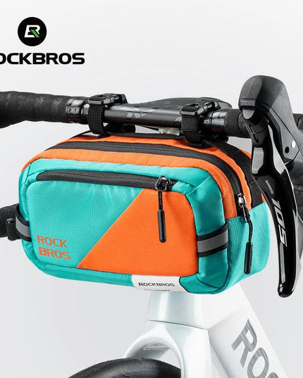 ROCKBROS Handlebar Bag  Bike Bag Portable Pannier Multi-purpose 2.5L Large Capacity Backpack Shoulder Messenger Crossbody Bags