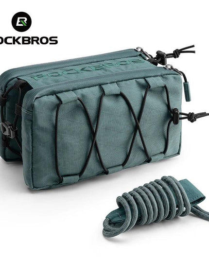 ROCKBROS Bike Bag Top Tube Bag Floating Installation Method Cycling Saddlebags Bicycle Pannier Bag Large Capacity Equipment