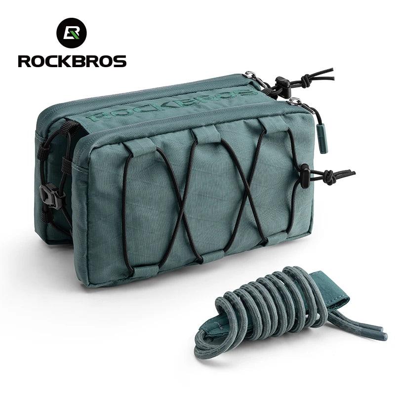 ROCKBROS Bike Bag Top Tube Bag Floating Installation Method Cycling Saddlebags Bicycle Pannier Bag Large Capacity Equipment