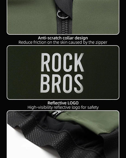 ROCKBROS Winter Cycling Jacket 0 Degree Thermal Bike Jacket Outdoor Warm Fleece Coat Mtb Bicycle Jersey Windbreaker Clothes