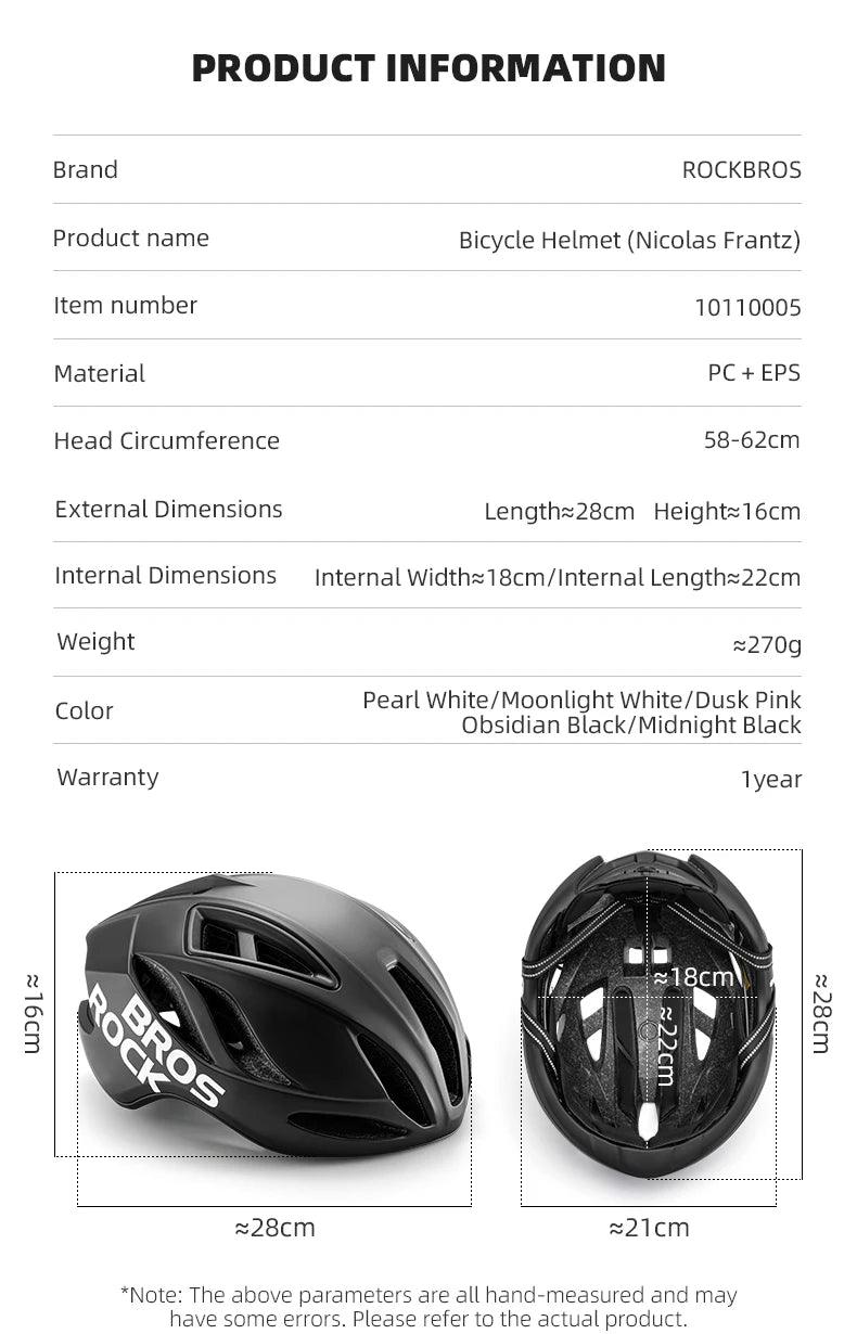 ROCKBROS Bike Helmet Outdoor Sports Safely Mountain Road Electric Scooter Helmet Integrated Molding Cycling Motorcycle Helmet