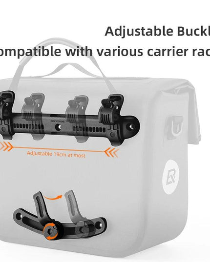 ROCKBROS 15L Multifunctional Saddle Bag Waterproof Cycling MTB Bike Rack Bag Travel Bag 3D support Big Capacity Bicycle Rear Bag