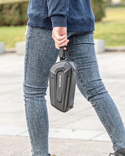 ROCKBROS1.7L Bicycle Bag Waterproof Rear Large Capatity Quick Release Seatpost Shockproof Double Zipper Rear Bag Accessories