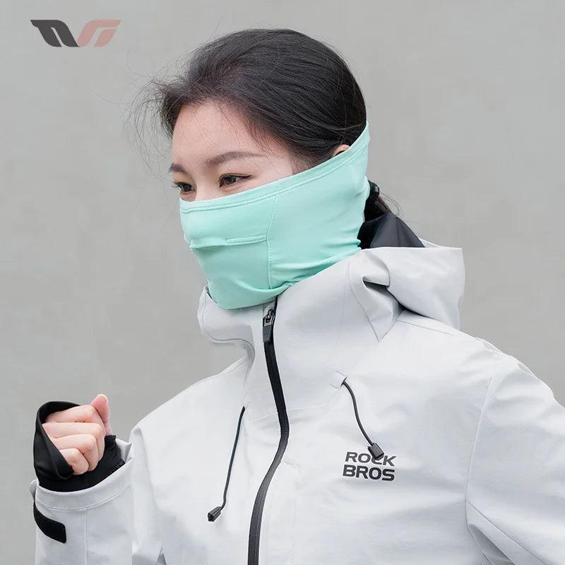 ROCKBROS TVI Winter Winproof Cycling Warm Mask Women's Neck Sport Scarves Great Stretch Sports Equip for Cycling Running Fishing