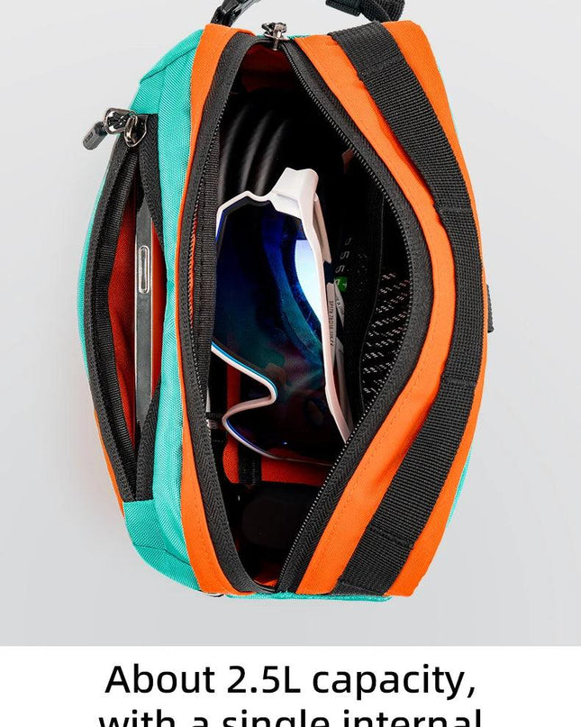 ROCKBROS Handlebar Bag  Bike Bag Portable Pannier Multi-purpose 2.5L Large Capacity Backpack Shoulder Messenger Crossbody Bags