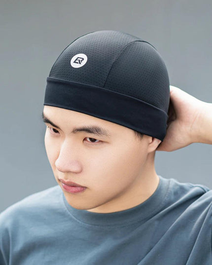 ROCKBROS Bicycle Caps Sunscreen Helmet Liner Outdoor Breathable Brimless Caps Quick-Dry Anti-UV Motorcycle Hat Riding Unisex Cap