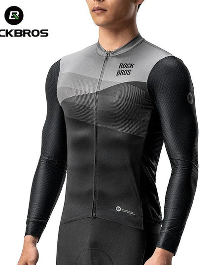 ROCKBROS Summer Cycling Jersey Quick Dry Long Sleeves Bicycle Shirt MTB Road Anti-UV Breathable Ciclismo Motor Bike Clothes