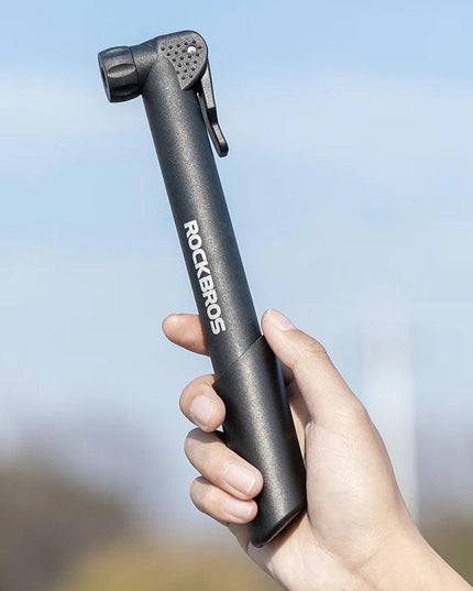 ROCKBROS Bike Pump 80PSI Schrader Presta Valve Bicyle Pump MTB Road Mini Portable Air Inflator nylon Cycling Pump Accessories