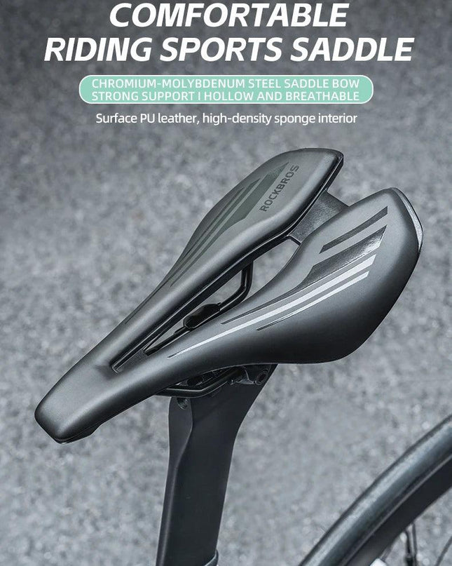 ROCKBROS Bicycle Saddle Ultralight Hollow Comfortable Saddle Breathable MTB Road bike Shockproof Sports Cycling Seat Lightweight