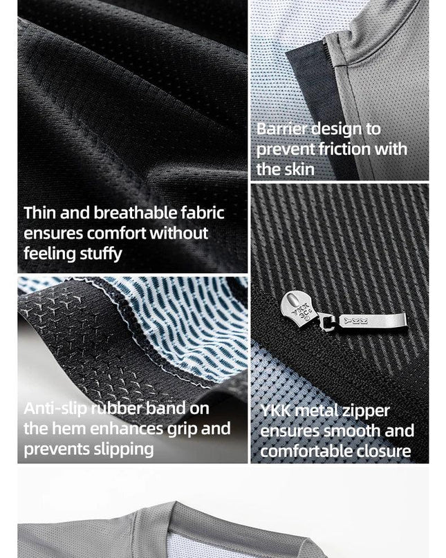 ROCKBROS Summer Cycling Jersey Quick Dry Long Sleeves Bicycle Shirt MTB Road Anti-UV Breathable Ciclismo Motor Bike Clothes