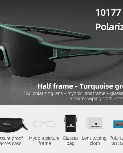 ROCKBROS Cycling Glasses Polarized UV400 Protection Bicycle Sunglasses Men Women Photochromic MTB Road Bicycle Goggles Eyewear