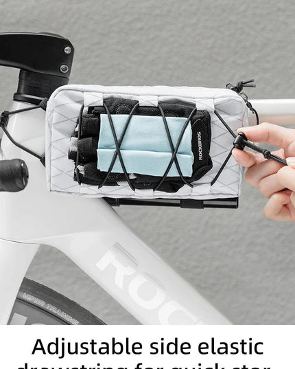 ROCKBROS Bike Bag Top Tube Bag Floating Installation Method Cycling Saddlebags Bicycle Pannier Bag Large Capacity Equipment