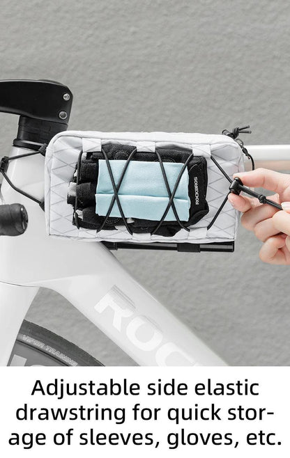 ROCKBROS Bike Bag Top Tube Bag Floating Installation Method Cycling Saddlebags Bicycle Pannier Bag Large Capacity Equipment