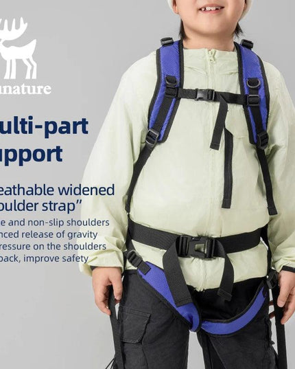Qunature Ski Bag Children's Ski Training Strap Traction Protection Bag 7L Multi-Part Support Anti-Slip Anti-Falling Kid Ski Pack
