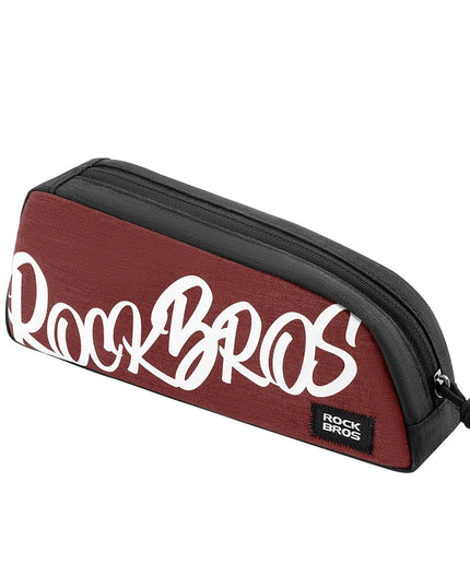 ROCKBROS Waterproof Bicycle Top Tube Bag Lightweight Bike Frame Pack Durable Cycling Storage Bag for Mountain and Road Bikes