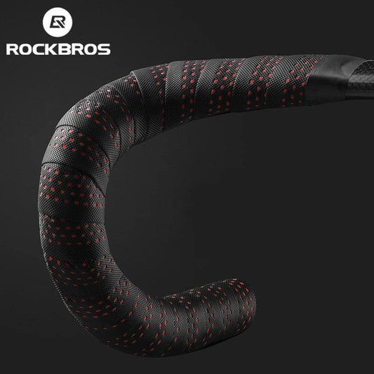 ROCKBROS Handlebar Tape PU Eva Anti-slip Wrap Soft Breathable Shockproof Road Tape End Bar MT Bicycle Grips Cycling Accessories