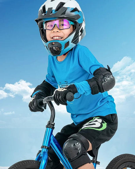 ROCKBROS Child Photochromic Polarized Sunglasses Bicycle Eyewear UV400 Kids Bike Goggles Protection Classic Windproof Glasses