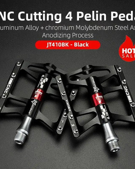 ROCKBROS Mountain Bike Bicycle Pedals Cycling Ultralight Aluminium Alloy 4 Bearings MTB Pedals Bicicleta Bike Pedals Flat BMX