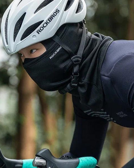 ROCKBROS Winter Windproof Warm Fleece Mask Balaclava Face Mask Men Soft High Elasticity Cycling Ski Fishing Mask Outdoor Sports