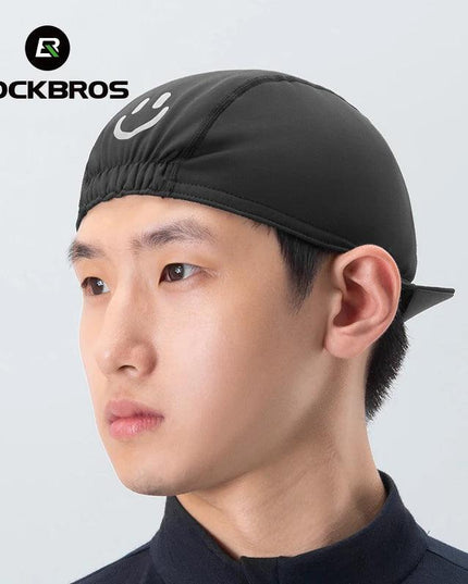 ROCKBROS Winter Cycling Cap Warmer Hat Windproof Thermal Cap Helmet Liner Men Women Outdoor Running MTB Road Bike Headwear Hat
