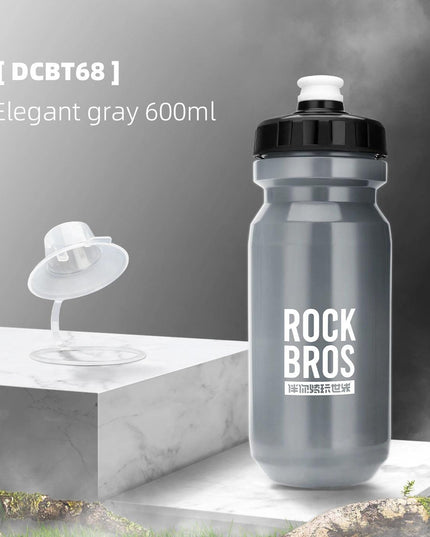 ROCKBROS Bicycle Water Bottle 600ML Lightweight Cycling Kettle Outdoor Sports Portable Portable MTB Road Bike Sport Water Bottle