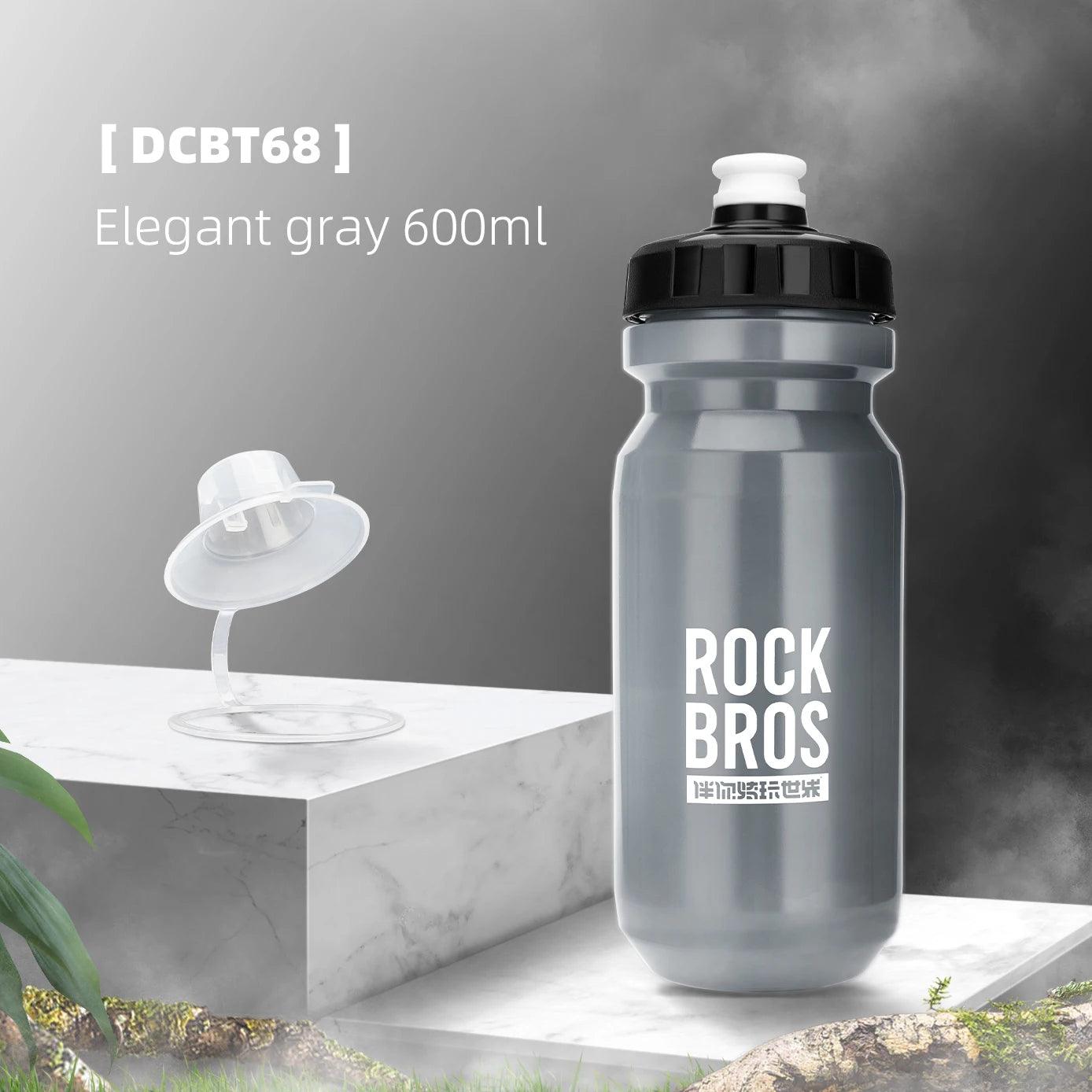 ROCKBROS Bicycle Water Bottle 600ML Lightweight Cycling Kettle Outdoor Sports Portable Portable MTB Road Bike Sport Water Bottle