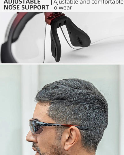 ROCKBROS Bicycle Glasses Polarized Bike Sports Sunglasses Photochromic Men Women UV400 MTB Road Bike Goggles Outdoor Eyewear