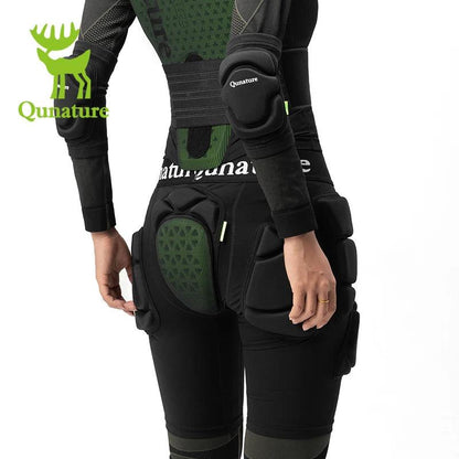 Qunature EVA Padded Ski Hip Protection Pad Safety Ski Hip Protector Snowboard Sports Hip Protective Gear Shock-absorbing