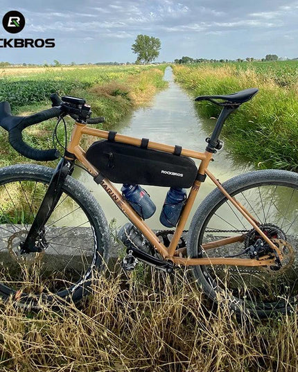 ROCKBROS Cycling Bicycle Bags Top Tube Front Frame Bag Waterproof MTB Road Triangle Pannier Dirt-resistant Bike Accessories Bags