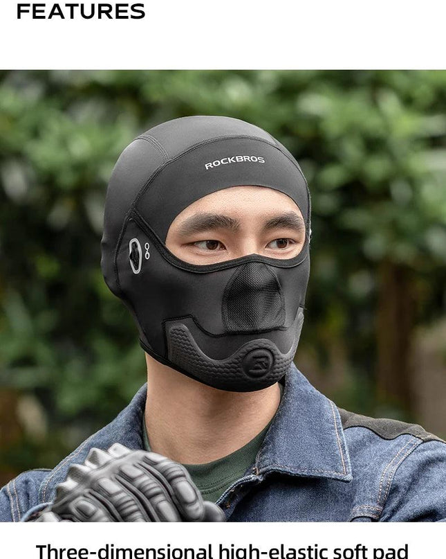 ROCKBROS Cycling Hat Summer Cool Balaclava UV Protection Bicycle Hiking Scarf Ice Silk Hat Face Cover Sport Bike Helmet Liner