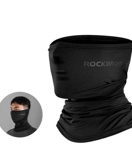 ROCKBROS Summer Face Scarf Neck Sun Protection Silk Cycling Headwear Motorcycle Scooter MTB Road Cycling Mask Breathable Bandana