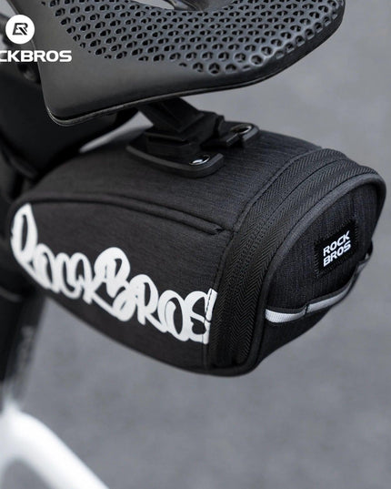 ROCKBROS Bicycle Seat Bag Lightweight Bike Saddle Bag for Cycling Essentials Reflective Rear Pack Wear-Resistant Bag