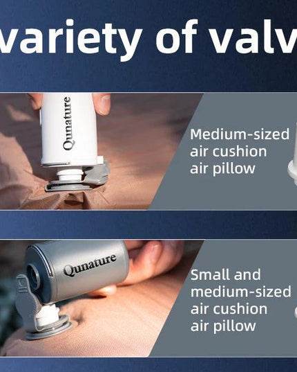 Qunature Electronic Wireless Inflator Pump Air Compressor Portable Outdoor Camping Tools Inflation Pump Cushions Sleeping Mat
