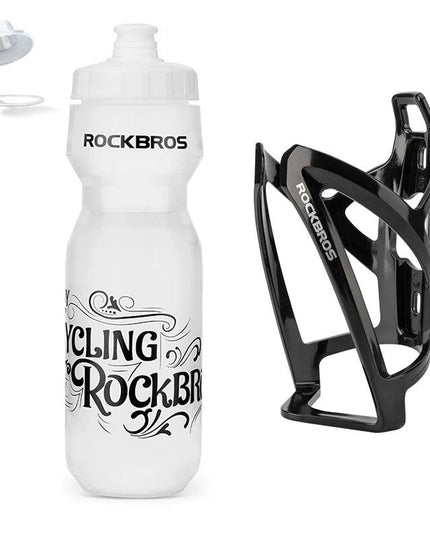 ROCKBROS Bike Water Bottle 750ml Bicycle Bottle With Holder Cage Outdoor Sport Portable Cycling Kettle Water Bottle Drinkware