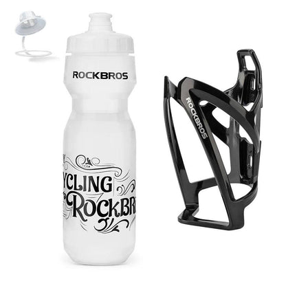 ROCKBROS Bike Water Bottle 750ml Bicycle Bottle With Holder Cage Outdoor Sport Portable Cycling Kettle Water Bottle Drinkware