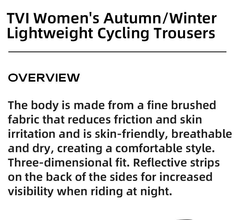 ROCKBROS TVI Series Women's Cycling Pants Riding Mountain Bike Trousers Windproof Breathable Bicycle Padded Tights Asain Size