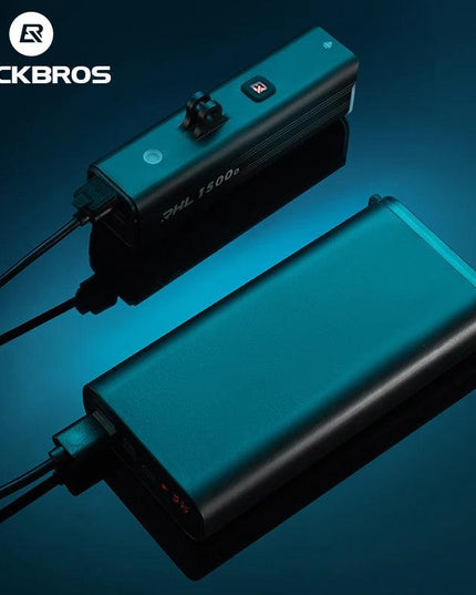 ROCKBROS Bike Light 1500LM/1000LM Aluminum Alloy Type-C Charging Smart Front Lights Hanging Version LED Lamp Cycling Headlights