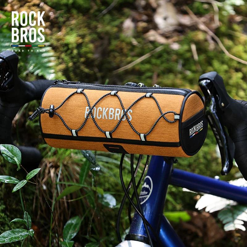 ROCKBROS ROAD TO SKY Cycling Bag Front Tube Bag Long Distance Riding MTB Road Bike Bag Head Beam hanger Bag Bike Accessories