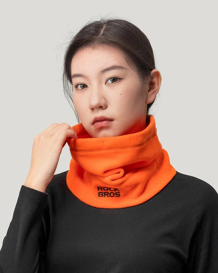 ROCKBROS Winter Scarf Hats Fleece Windproof Balaclava Hiking Warm Mask Bandana Ear Neck Cover Thermal Camping Sport Gear