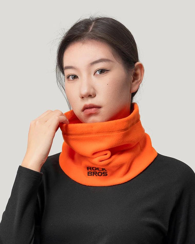 ROCKBROS Winter Scarf Hats Fleece Windproof Balaclava Hiking Warm Mask Bandana Ear Neck Cover Thermal Camping Sport Gear