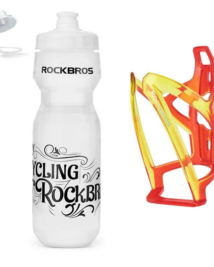 ROCKBROS Bike Water Bottle 750ml Bicycle Bottle With Holder Cage Outdoor Sport Portable Cycling Kettle Water Bottle Drinkware