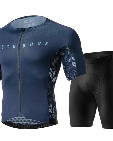 ROCKBROS Cycling Jersey MTB T-shirt Mountain Bike Men's Wear Summer Clothes High-Quality With YKK Zipper Sportswear Breathable