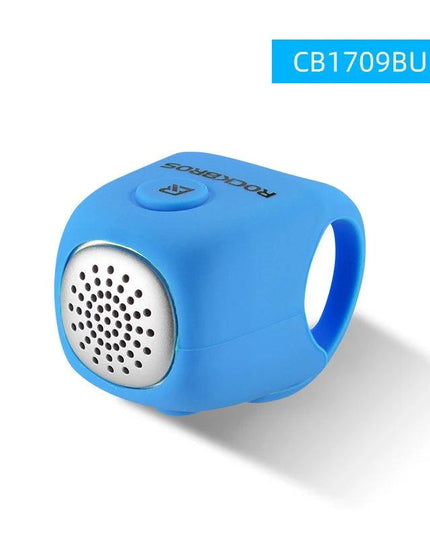 ROCKBROS Electric Cycling Bell 90 dB Horn Rainproof MTB Bicycle Handlebar Silica Gel Shell Ring Bike Bell Bicycle Accessories