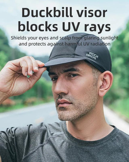 ROCKBROS Cycling Caps Polyester Bicycle Quick Dry Sports Hats Summer UV Protection Bike Balaclava Unisex Size Breathable Hat